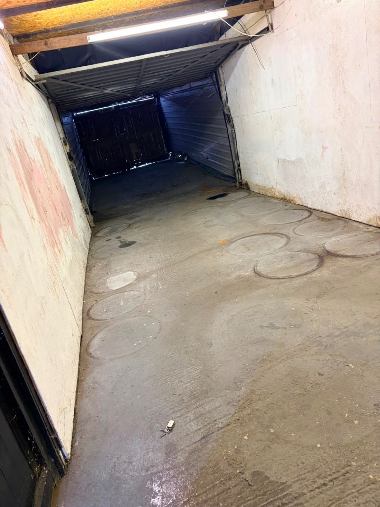Secured double detached garage 