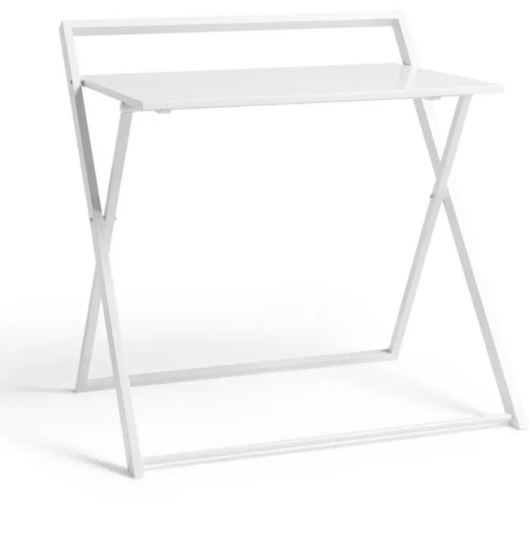 Habitat Compact Folding Office Desk - White