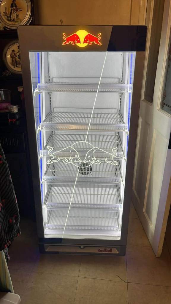 Large RedBull Fridge 