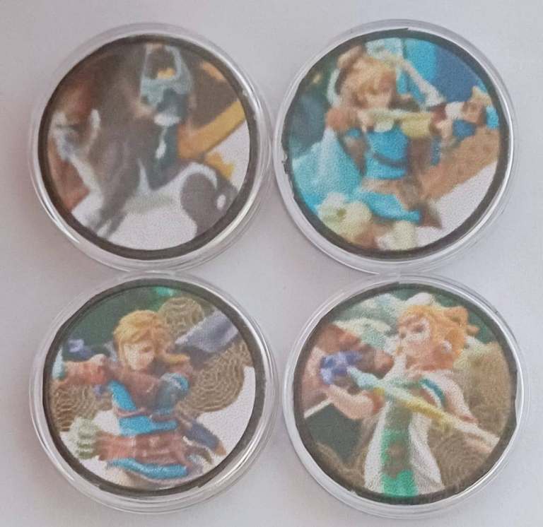 Custom Zelda Amiibo Coins - Request Any Characters - Made to Order