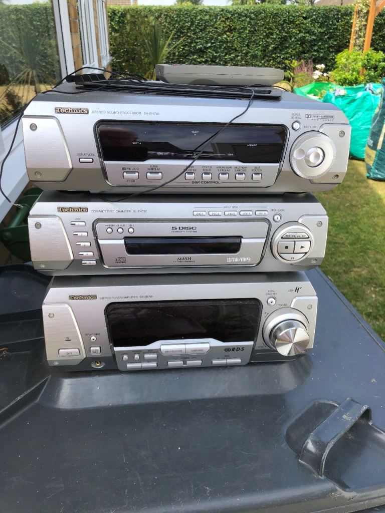 Technics Separates: Tuner, CD Player, Cassette Deck