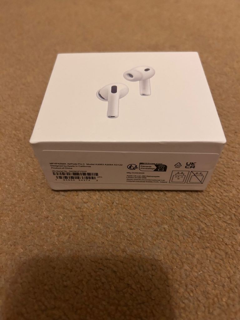 Apple AirPods Pro 3rd Gen – Brand New, Sealed Box