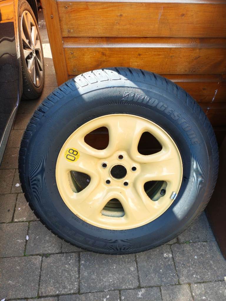 Spare wheel 5x114.3 tyre size 225 70 R16 Suzuki, Toyota, Honda Lexus 