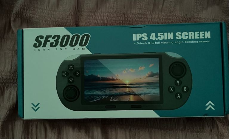 SF3000 Handheld Game Player – New, Black