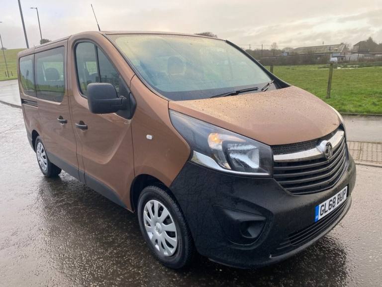 2018 68 VAUXHALL VIVARO 1.6 CDTI 2900 9 SEAT NO VAT MINIBUS EURO 6 (S/S) (9 SEAT