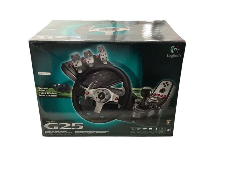 Logitech G25 Racing Wheel with Pedals and Shifter for PC Gaming 6177