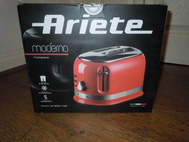 NEW ARIETE DELONGHI 2 SLICE TOASTER 