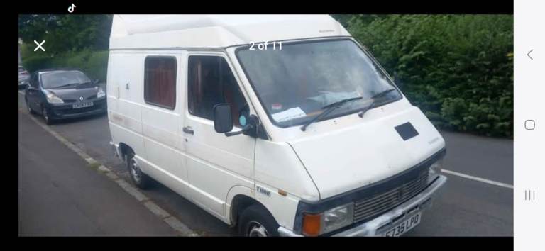 Renault Traffic Camper Van 1988