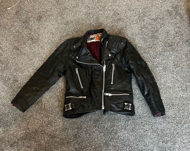 Wolf Leather Jacket 