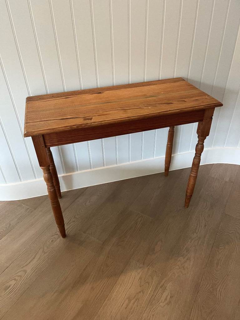 Antique Pine Console Table