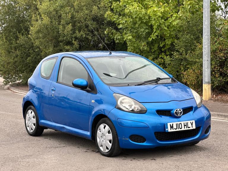 2010 Toyota AYGO 1.0 VVT-i Blue 3dr HATCHBACK Petrol Manual