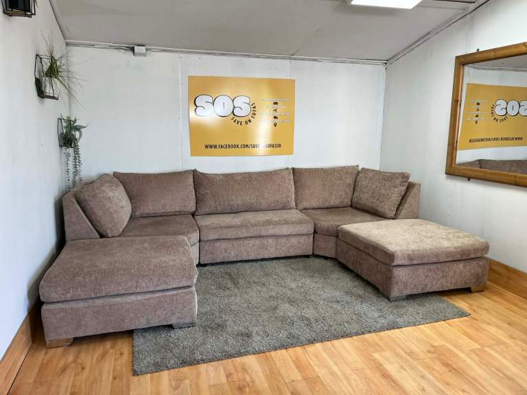 Large U Shape Corner Sofa - DELIVERY AVAILABLE!