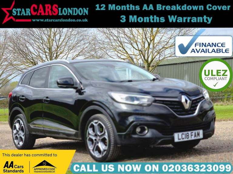 2018 Renault Kadjar 1.2 TCe Dynamique S Nav EDC Euro 6 (s/s) 5dr HATCHBACK Petrol Automatic