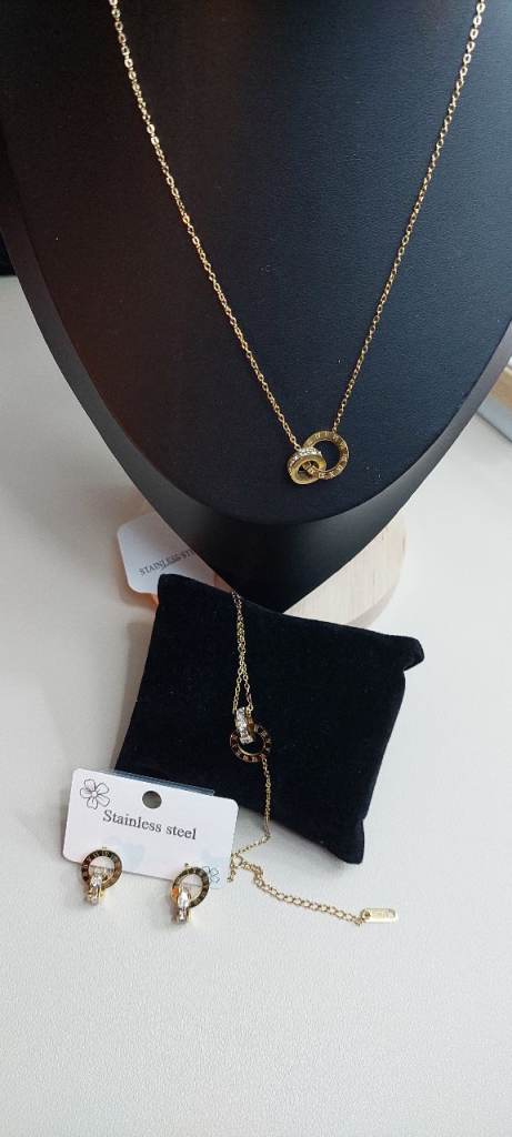 Set 18k Stainless Steel Jewellery women gift 