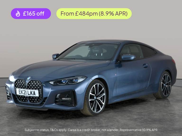 2021 BMW 4 Series 2.0 430i M Sport Coupe 2dr Petrol Auto Euro 6 (s/s) (258 ps) - LEATHER - HE Cou...