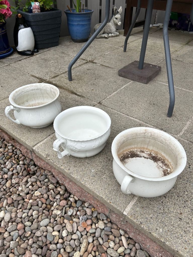 Vintage chamber pots