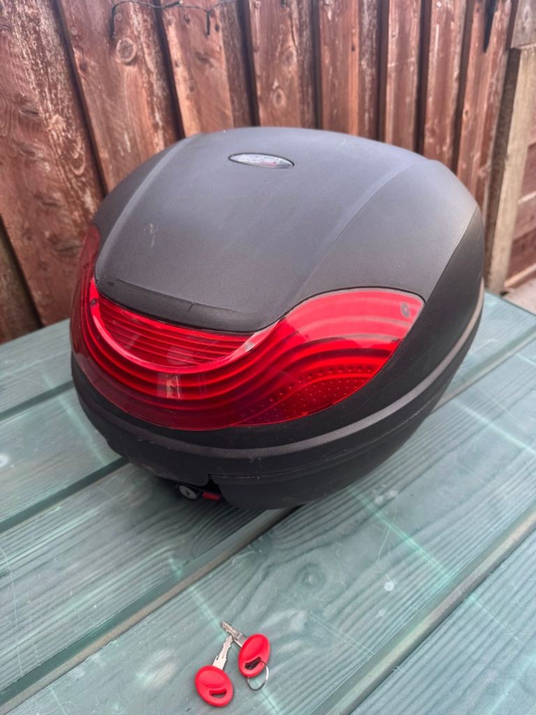Motor cycle storage box
