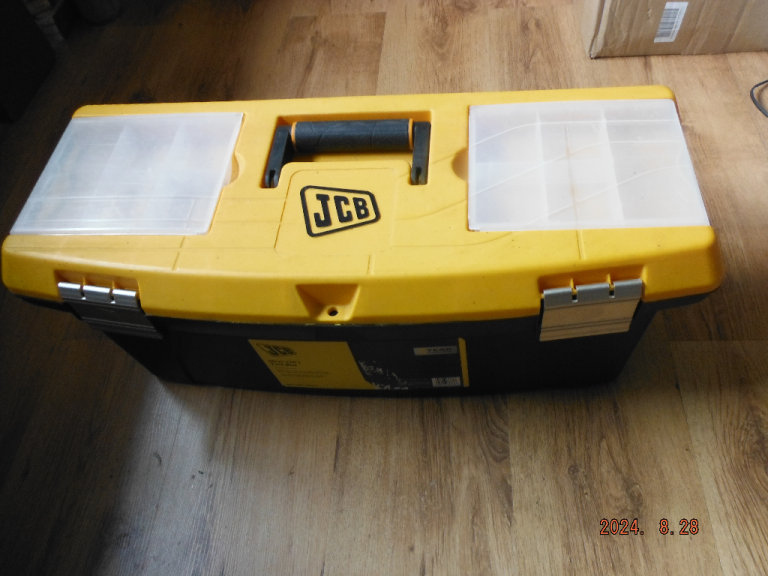 JCB TOOL BOX, Sewing Box, Fishing Tackle Box ?  X-LARGE  