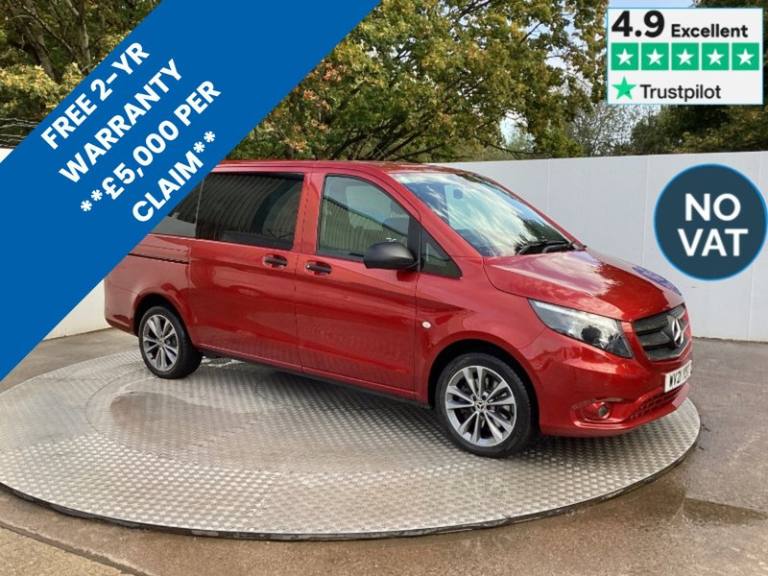 2021 Mercedes-Benz Vito 119 TOURER LWB L/R AUTO EU 6 A/C *NO VAT* 8 SEAT Combi Van Diesel Automatic