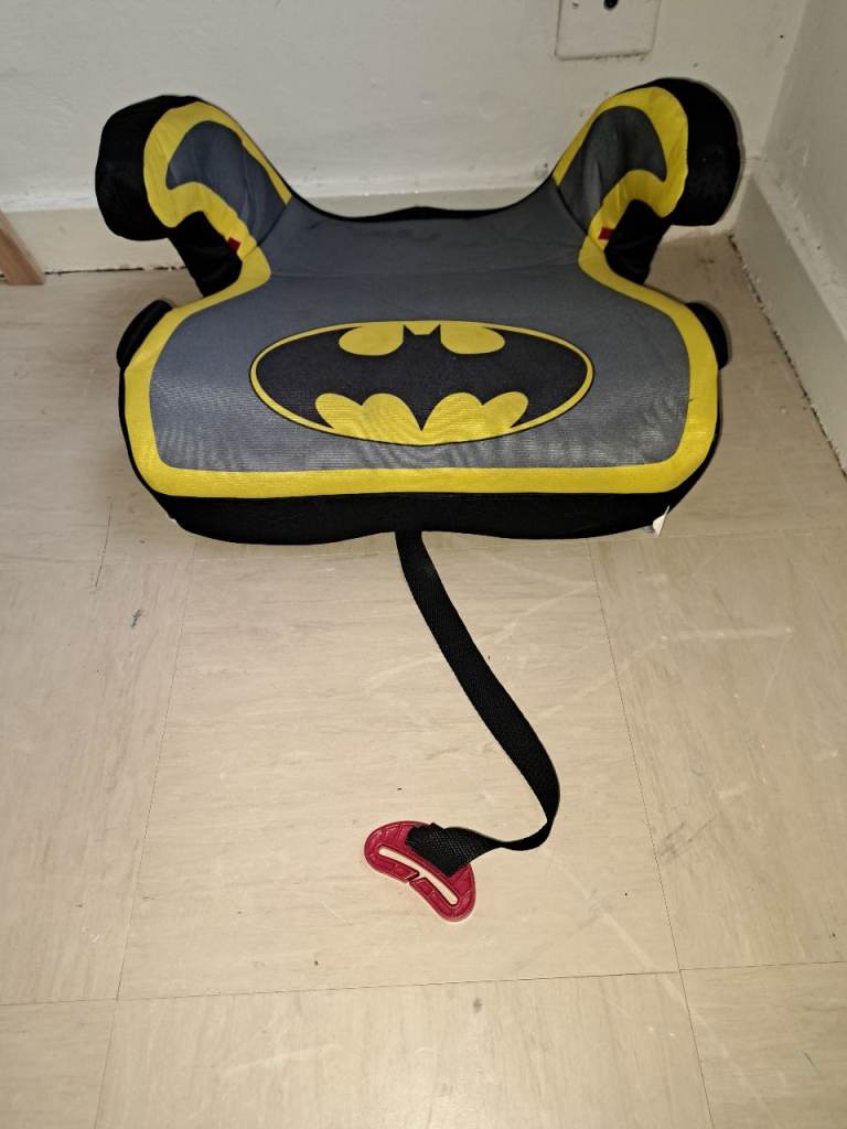 Batman backless booster car seat