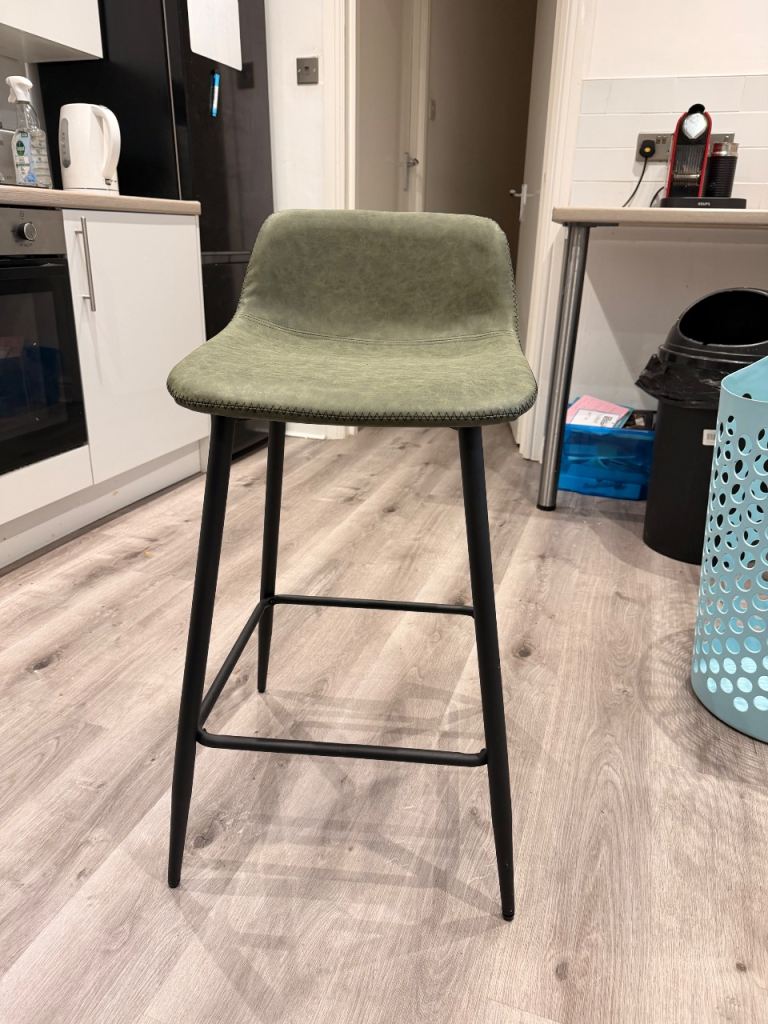 IKEA green bar stool
