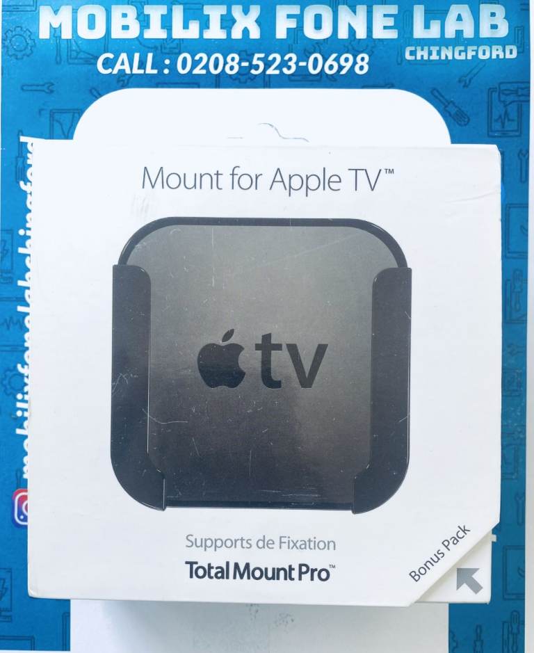 Innovelis Total Mount Pro Mounting System for Apple TV Bonus Pack Remote Holder