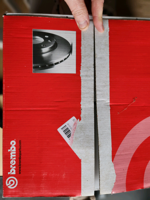 Brembo rear discs x2 for mk3 ford focus