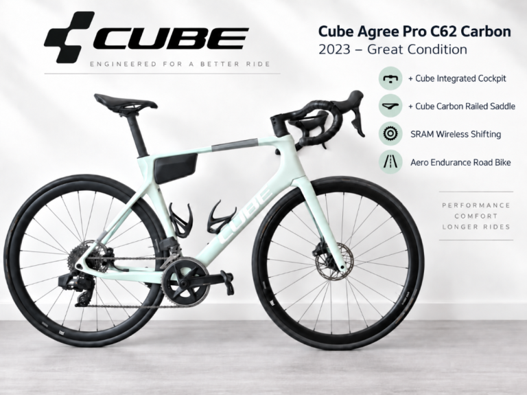 Cube Agree C62 Pro Carbon 2023 Road Disc Great Condition