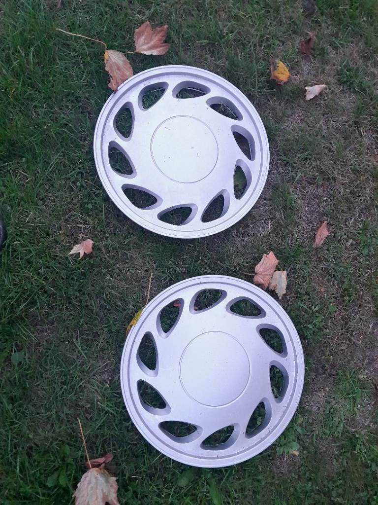 14" Wheel Trims - Pair of 14" Trims Suitable for Trailer, Horsebox, Caravan