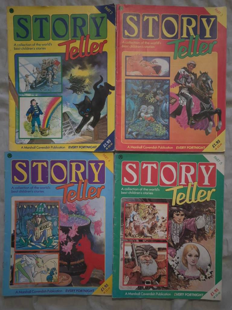 4 x Story Teller Vintage Magazines Lot Collection Storyteller (1983)