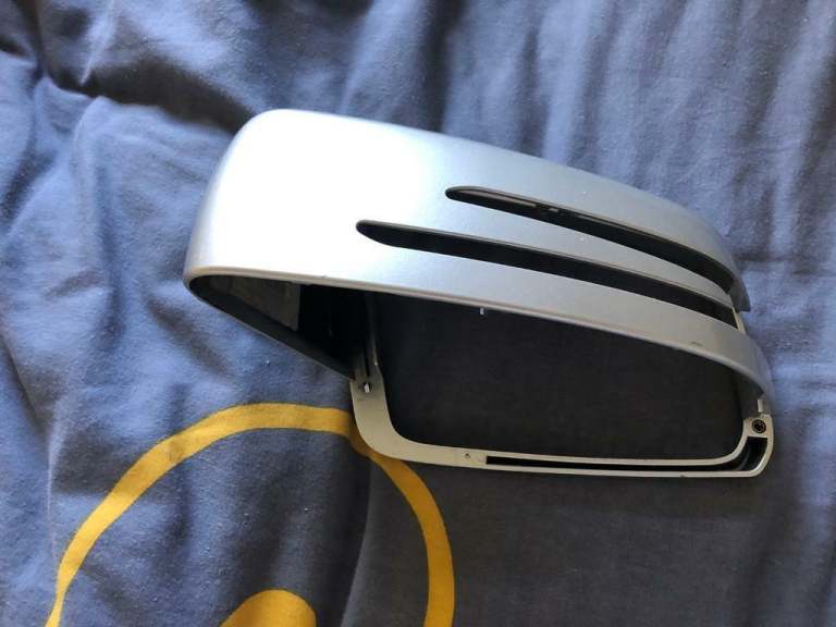 Mercedes c class w204 face lift mirror covers (silver) 