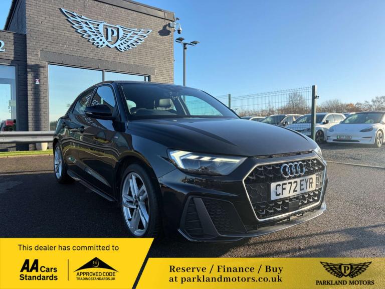 2023 Audi A1 1.0 TFSI 30 S line Sportback 5dr Petrol Manual Euro 6 (s/s) (110 ps) Hatchback Petro...