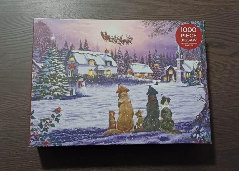 image for WhSmith Christmas jigsaw puzzle 1000 pieces