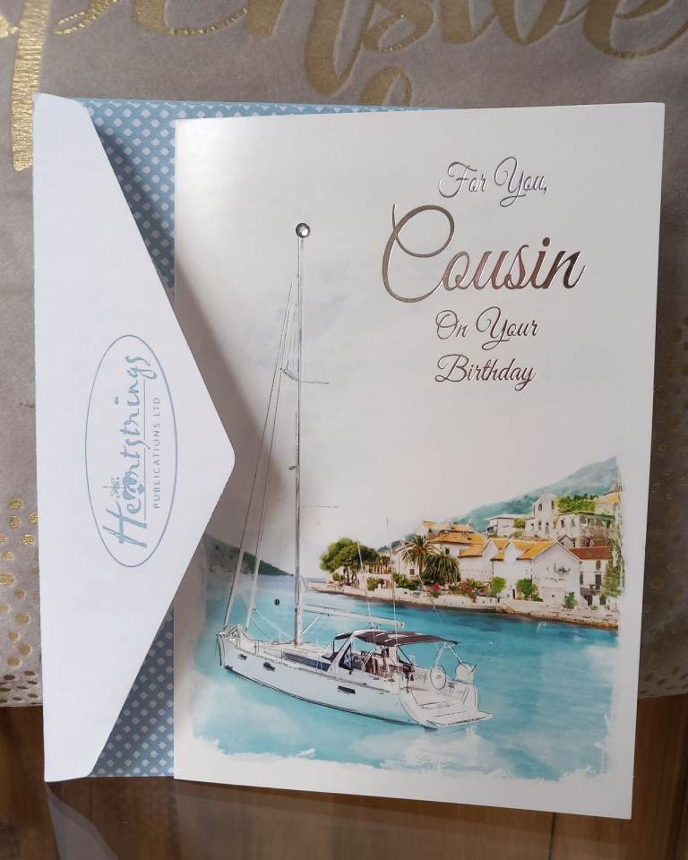 Cousin Birthday Card.