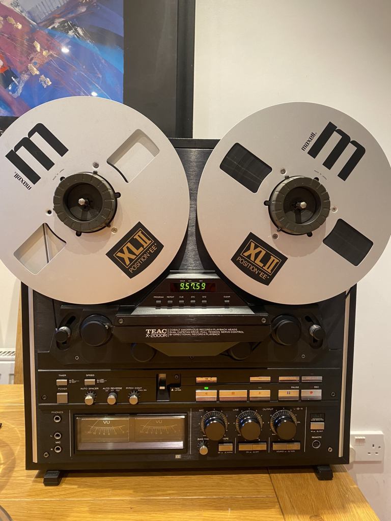 Teac X2000r with dust cover 