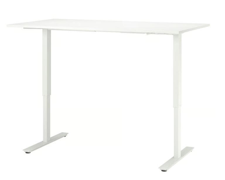 IKEA 'Trotten' sit-stand desk white