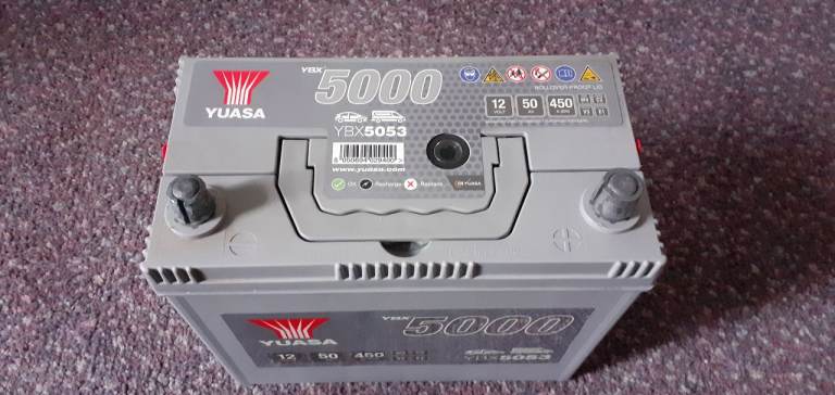 Yuasa YBX5053 Car Battery