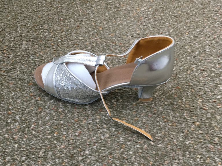 Silver Dance Shoes