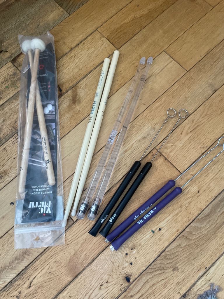 Vic Firth Drum Sticks, Mallets & Brushes Bundle – Good Condition