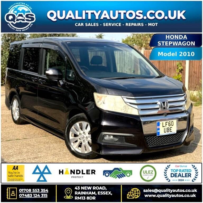 2010 Honda Stepwagon HONDA STEPWAGON SPADA Z 2.0 PETROL ULEZ AUTO 8 SEATER, FRESH IMPORT, VERIFI ...