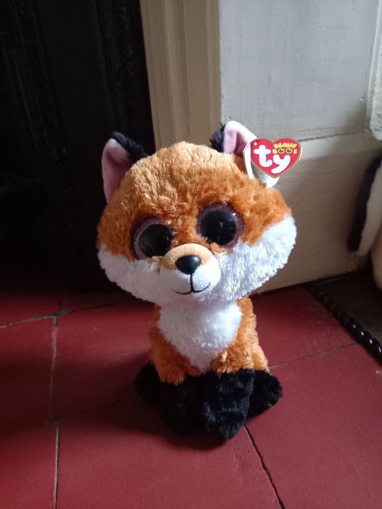 Ty Beanie Boos Fox Plush Toy - As Good As New