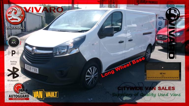 2018 Vauxhall Vivaro 2900 1.6CDTI 95PS H1 Van NO VAT PANEL VAN Diesel Manual