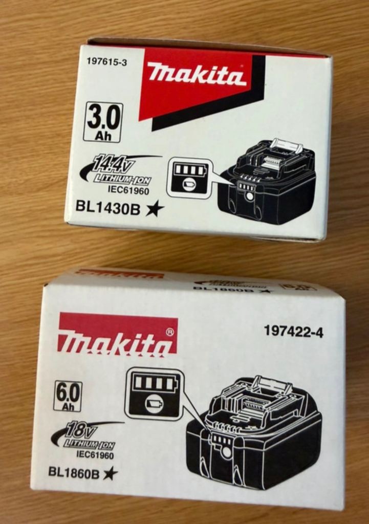 Makita drill batteries 