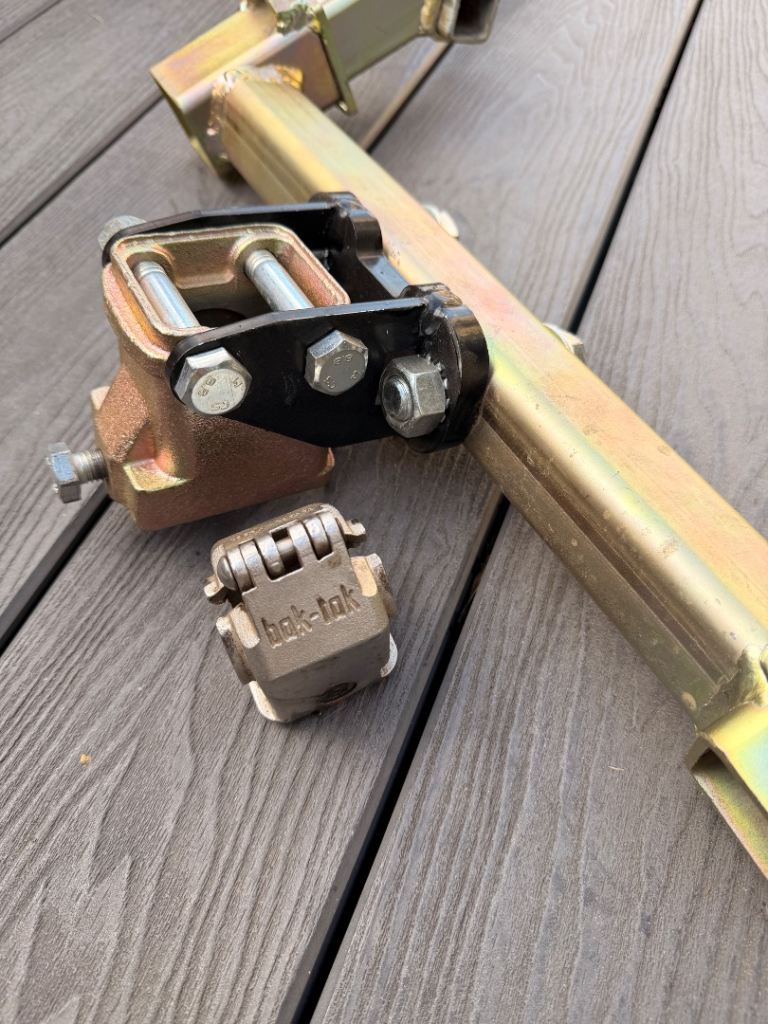 Bak rak swan to flange converter for motorbike rack