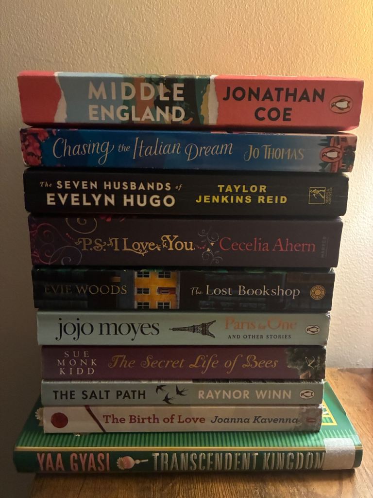 Fiction Books – £1.5 each