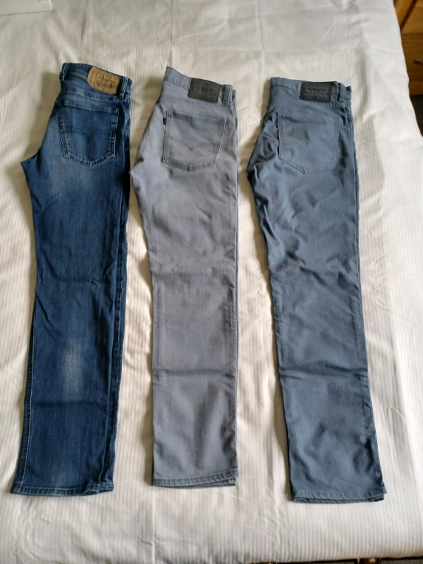 Mens Diesel and Levi Jeans. £20