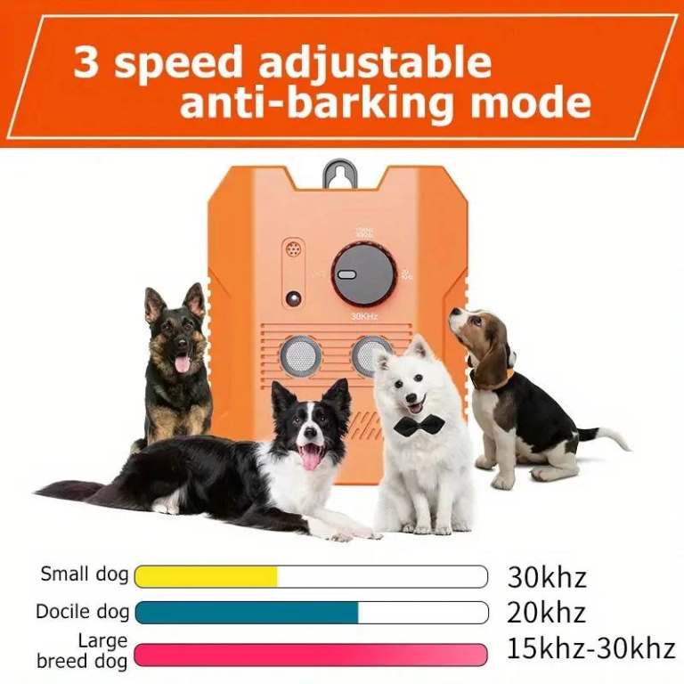 ultrasonic dog bark stop. training  device