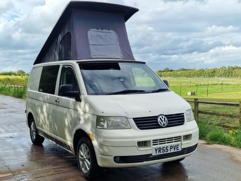 2005 VW Volkswagen Transporter T28 85 TDI Pop Top Camper Van  Drives Perfect