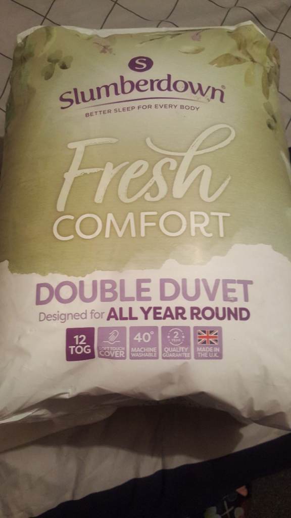 Slumberdown Fresh Comfort Double Duvet - 12 Tog, All Year Round