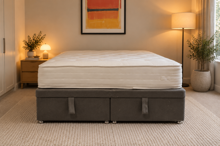 FREE Dreams Double Ottoman Storage Bed & Mattress